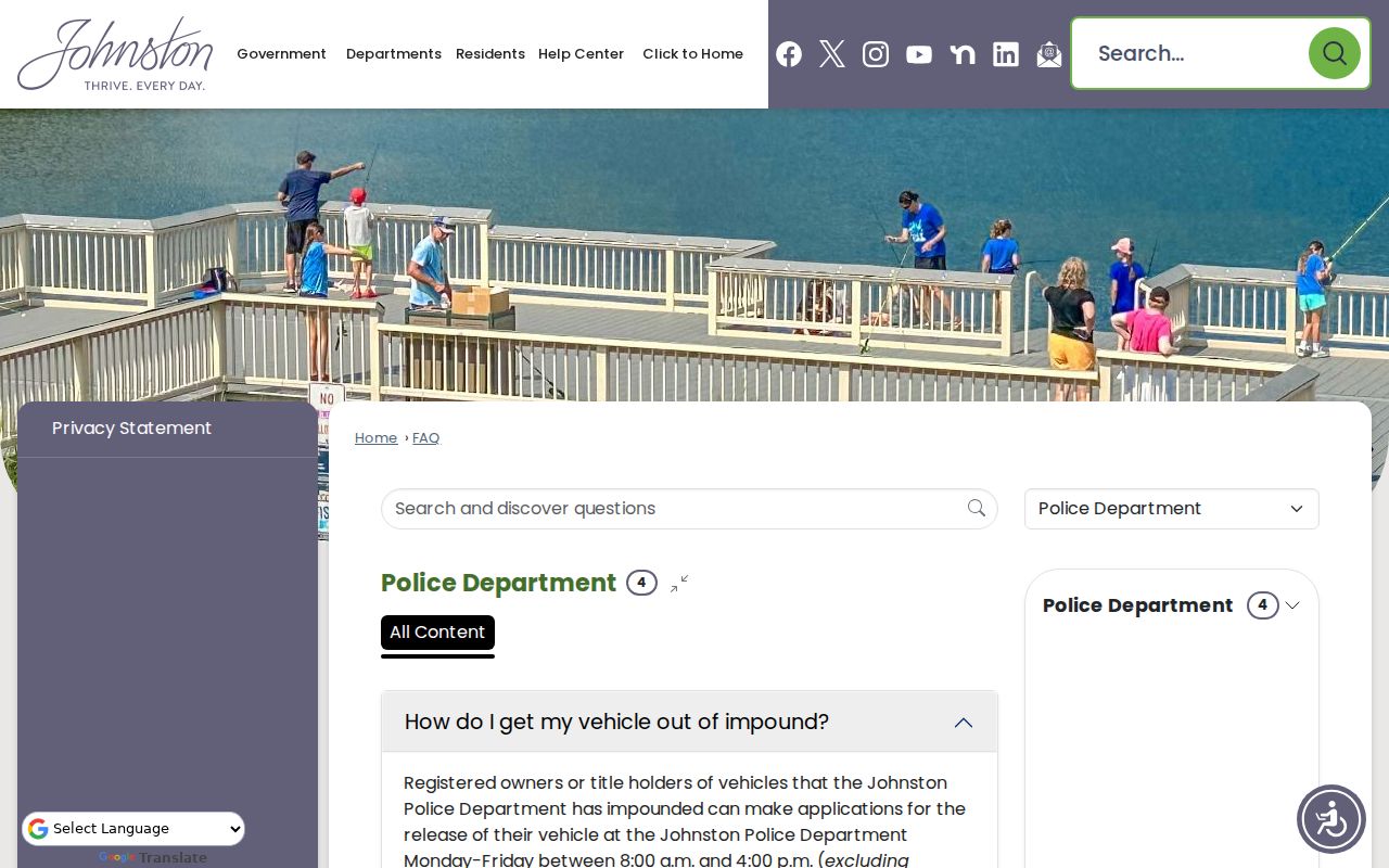 Johnston warrant records city and Polk County payment routing
